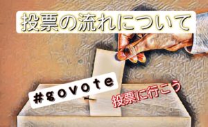 【参議院選挙に行こう】投票のやり方、知ってますか？