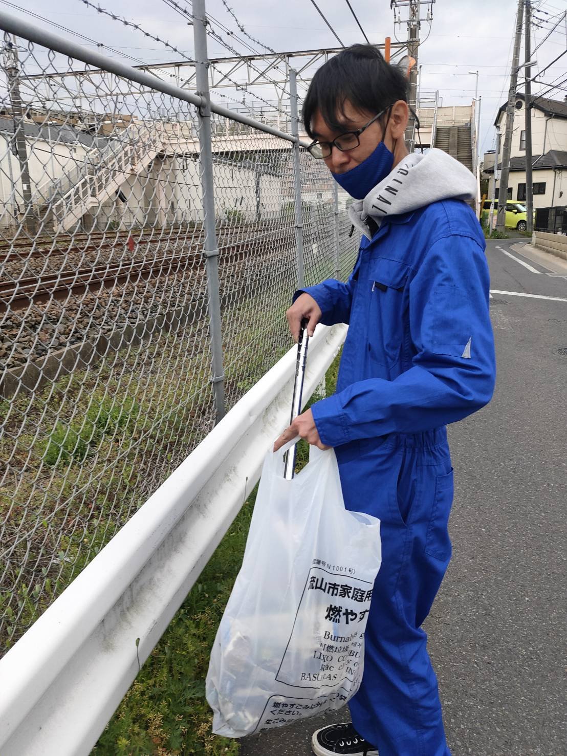 4月25日　美化活動～向小金1丁目～