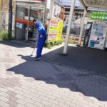 南柏駅および向小金1丁目ゴミ拾い